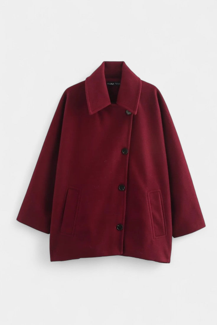 Verena | Draped Batwing Coat