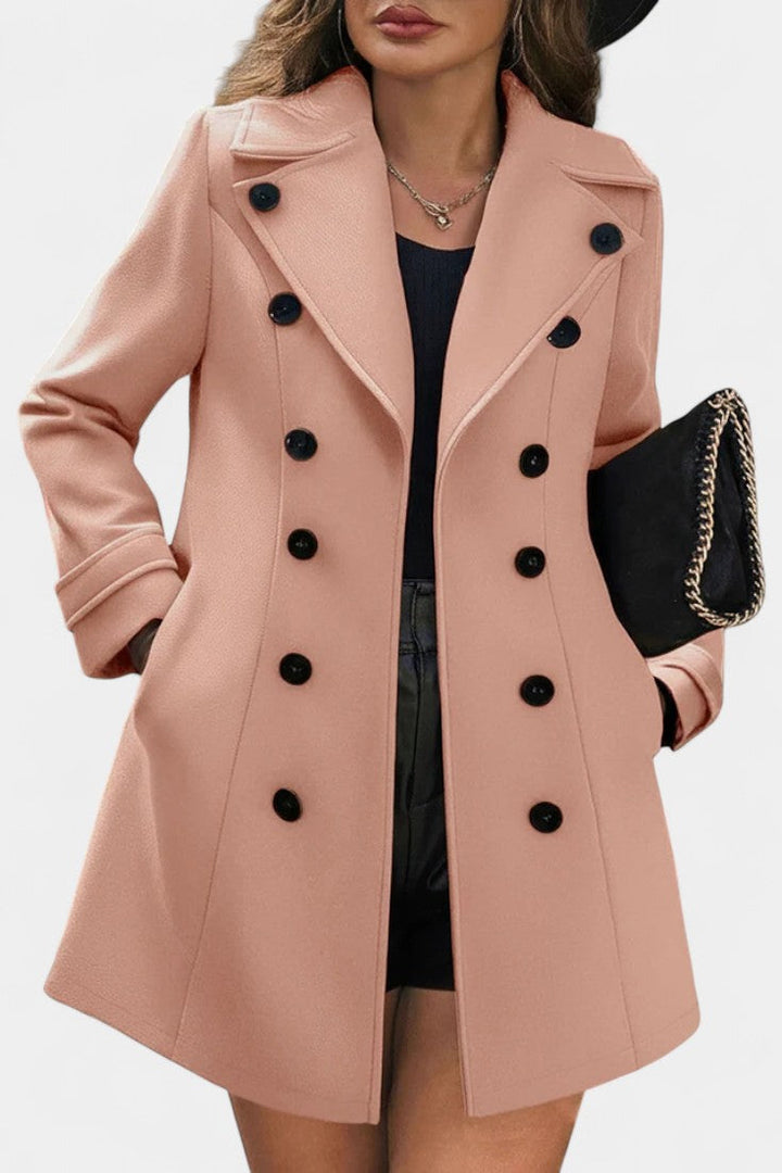 Coraleigh | Tailored Notched-Collar Coat