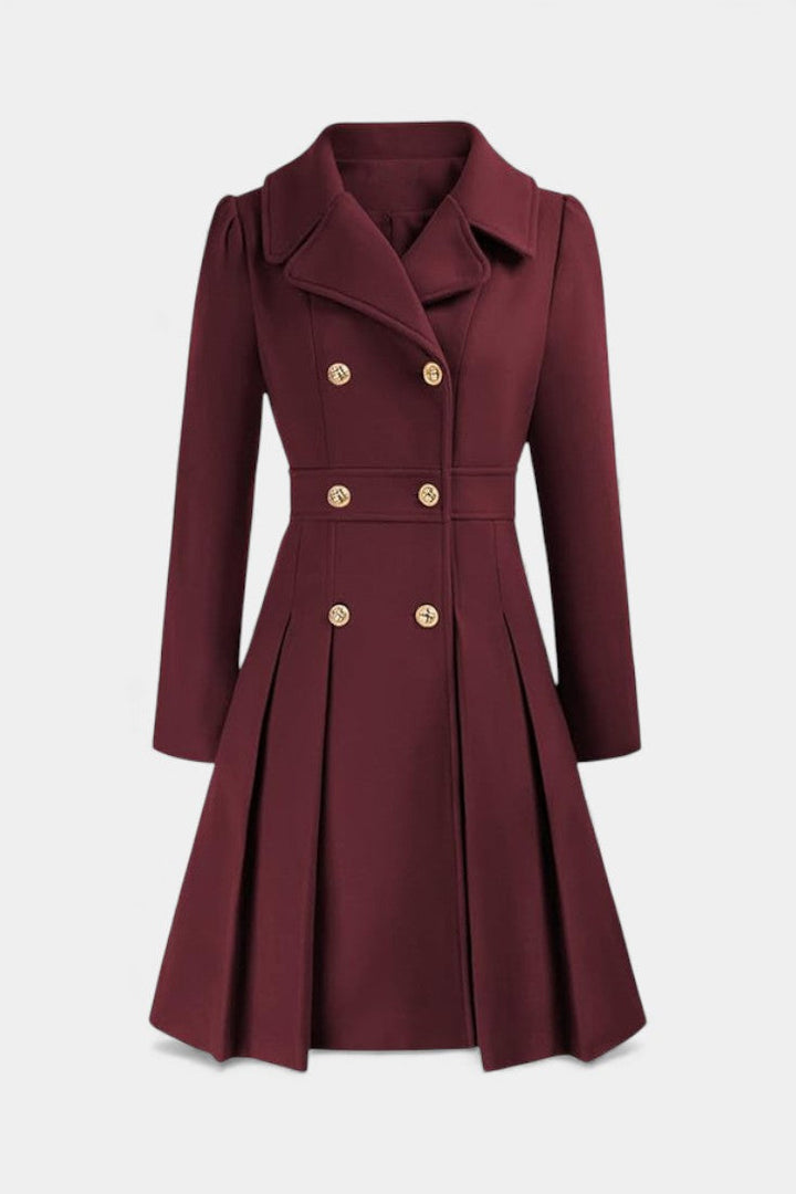 Rosemarie | Double-Breasted Flared Coat