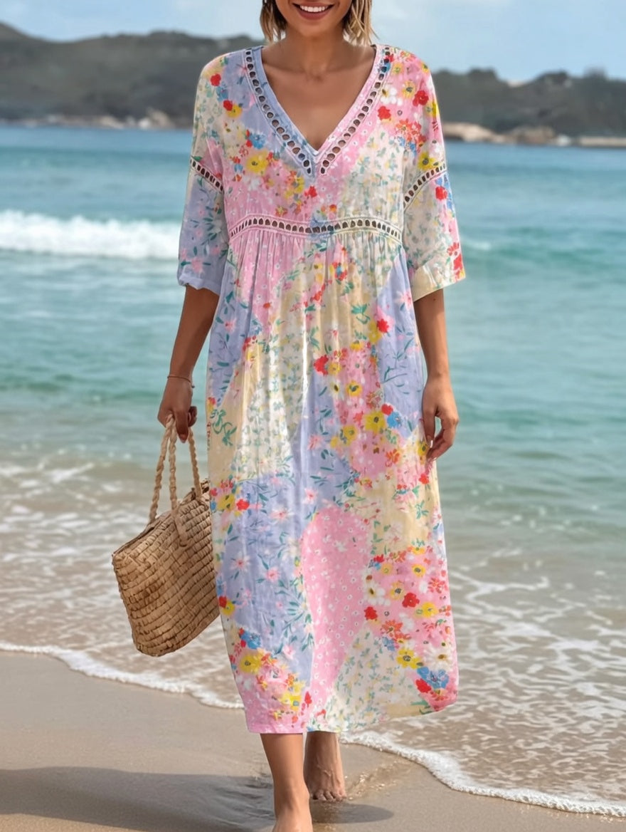 Valerie | Flowing Floral Summer Dress