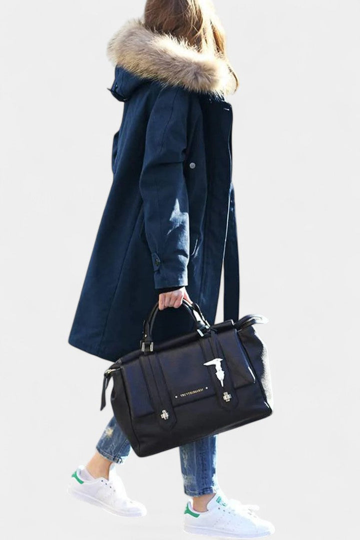 Kathryn | Cosy Hooded Mid-Length Parka