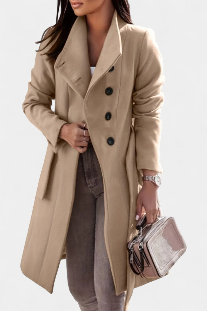 Odette | Belted Longline Coat