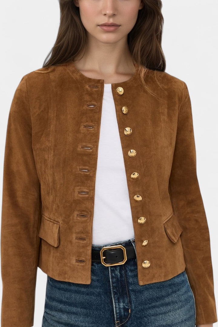 Susanne | Tailored Button-Front Jacket