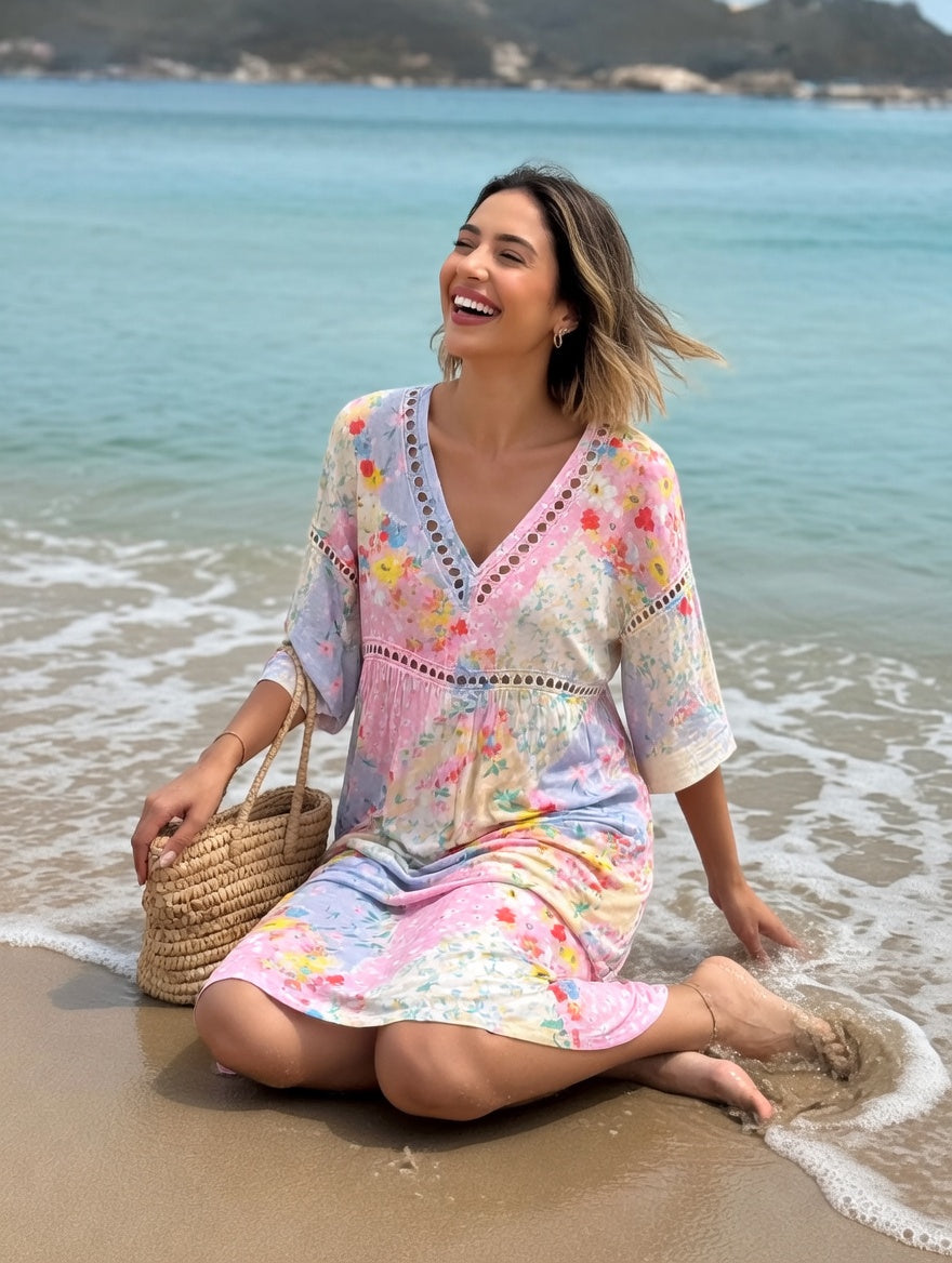 Valerie | Flowing Floral Summer Dress