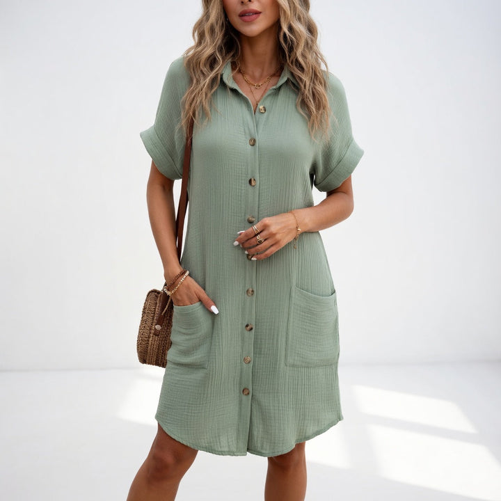 Marissa | Relaxed Button-Front Shirt Dress