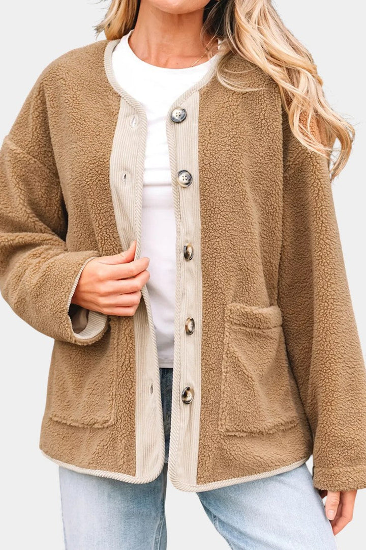 Sylvie | Relaxed Textured Button Jacket