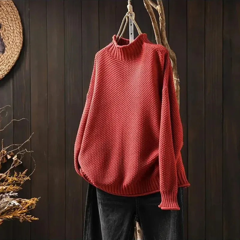 Aurelia | Relaxed High-Neck Jumper