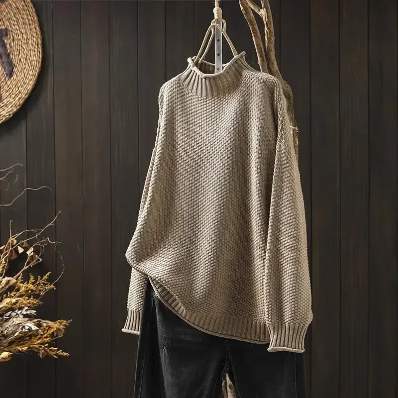 Aurelia | Relaxed High-Neck Jumper