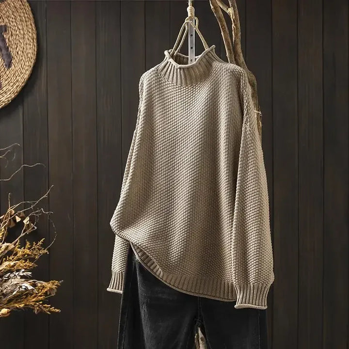 Aurelia | Relaxed High-Neck Jumper