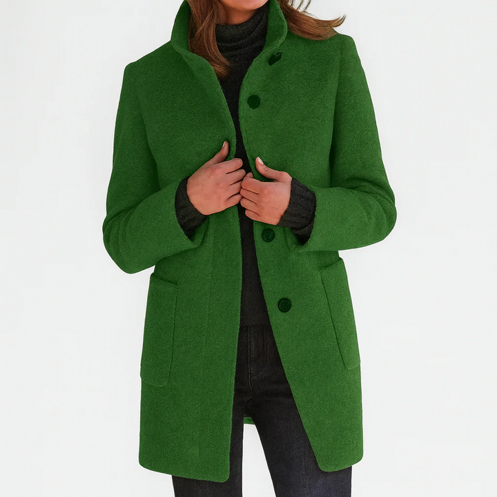 Eliza | Stand-Collar Tailored Coat