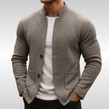 Grayson | Refined Textured Pocket Cardigan