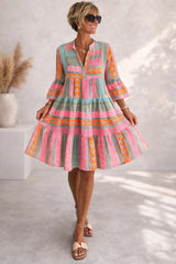 Delphi | Patterned Flowing Midi Dress