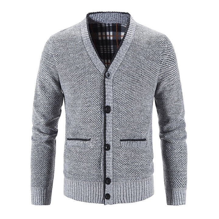 Miles | Refined V-Neck Button Cardigan