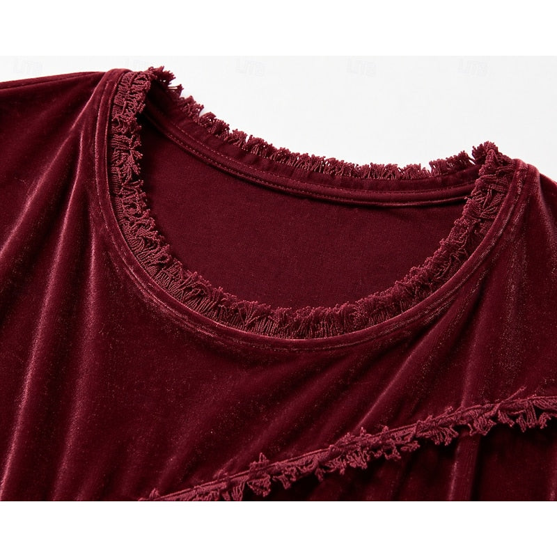 Laurel | Fringe-Trimmed Relaxed Tunic