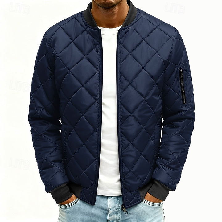 Grayson | Quilted Bomber Jacket