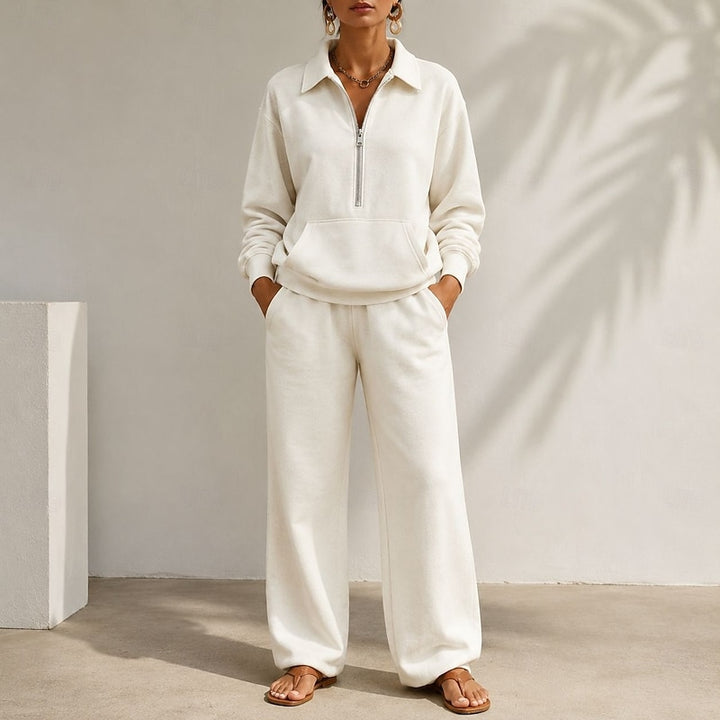 Alice | Relaxed Half-Zip Two-Piece Set