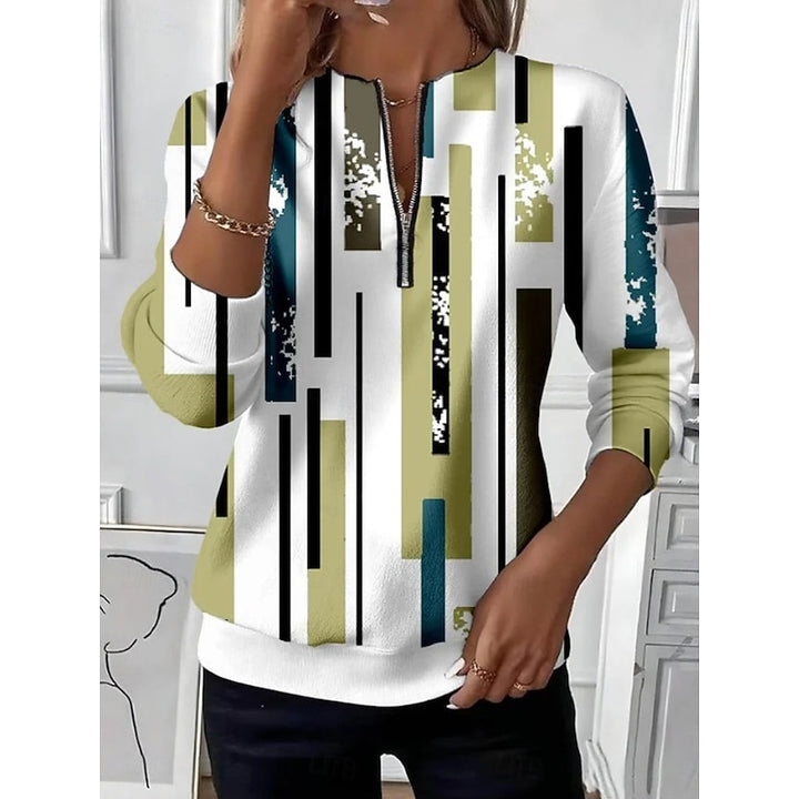 Susannah | Colour-Block Zip Sweatshirt