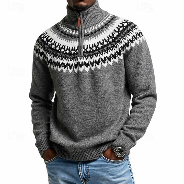 Beckett | Nordic Quarter-Zip Pullover