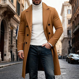 Spencer | Classic Double-Breasted Long Coat