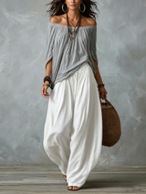 Marceline | Off-Shoulder Two-Piece Set