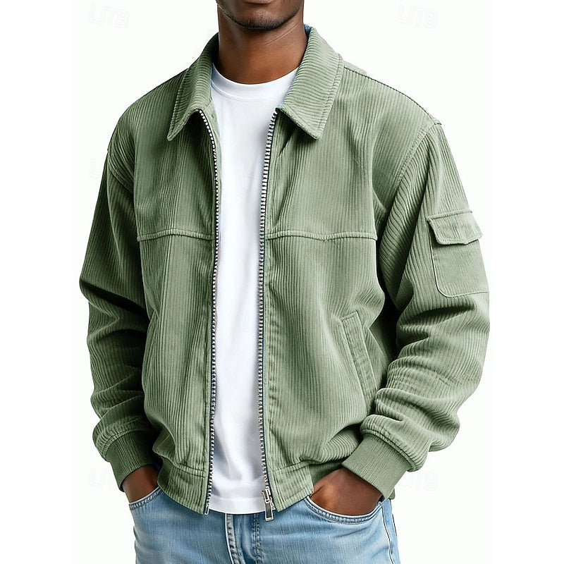 Cormac | Textured Zip Jacket