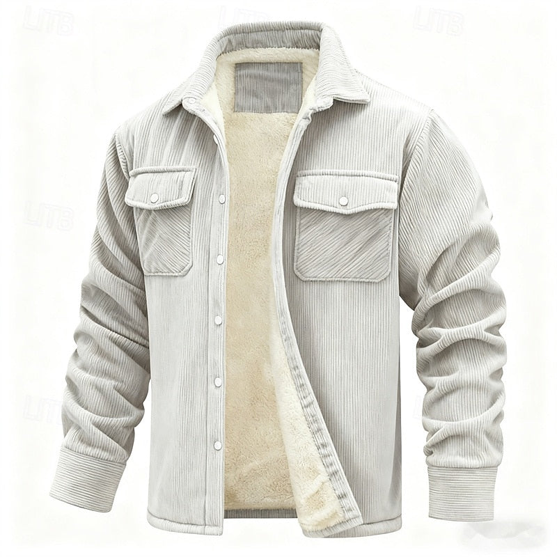 Garrett | Rugged Textured Overshirt Jacket