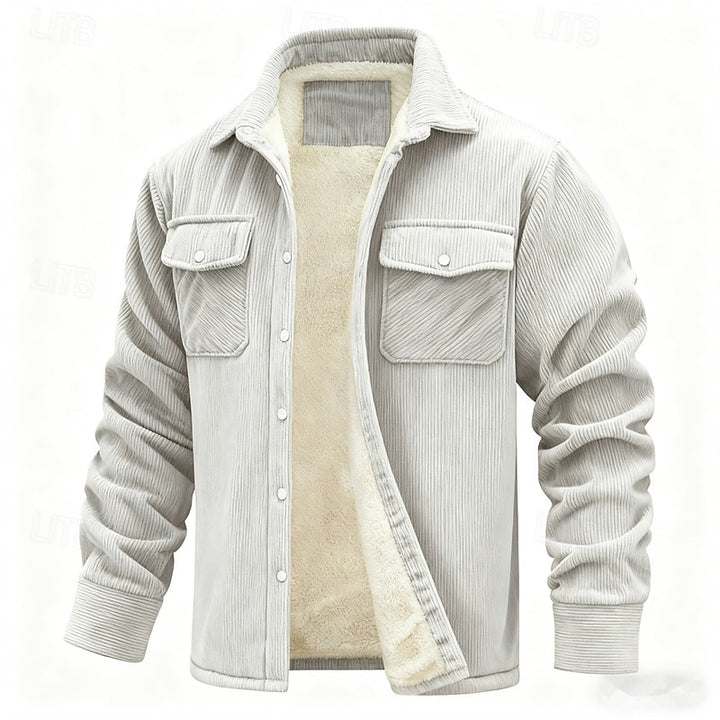 Garrett | Rugged Textured Overshirt Jacket