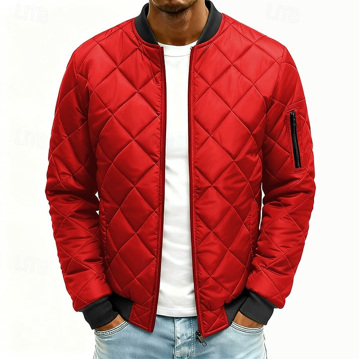 Grayson | Quilted Bomber Jacket