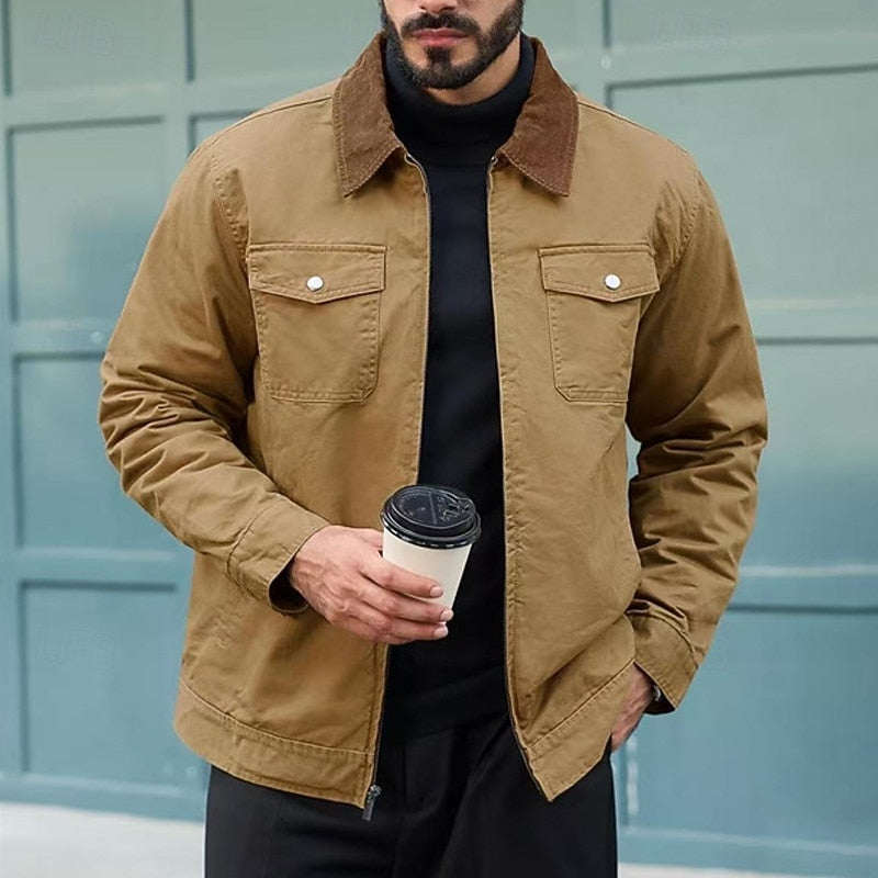 Marshall | Rugged Contrast-Collar Jacket