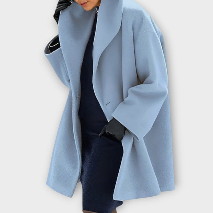 Gretchen | Elegant Draped Coat