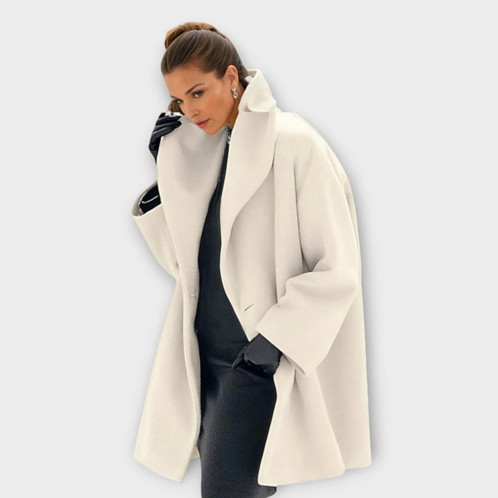 Gretchen | Elegant Draped Coat