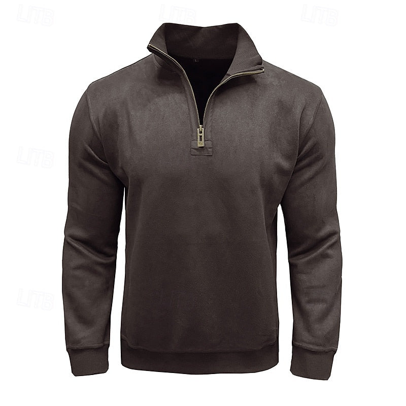 Weston | Washed Quarter-Zip Sweatshirt