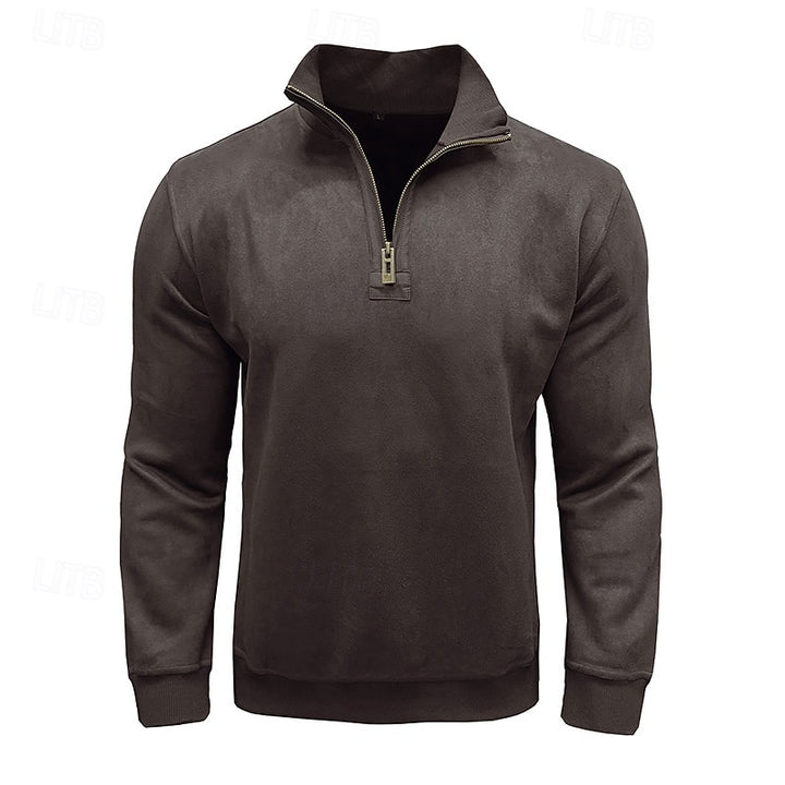 Weston | Washed Quarter-Zip Sweatshirt