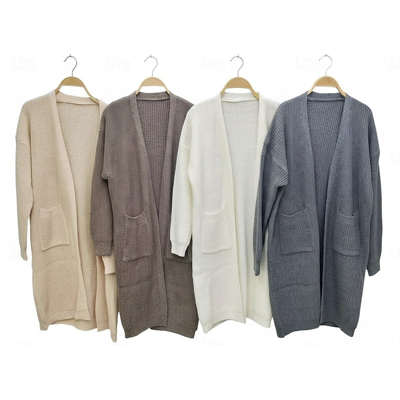 Tamara | Longline Open-Front Cardigan
