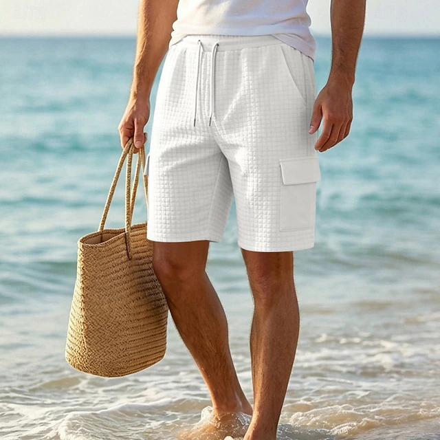 Elliot | Relaxed Textured Cargo Shorts