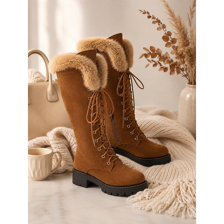 Ottilie | Cosy Fur-Trimmed Winter Boots