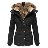 Sienna | Fur-Trim Hooded Puffer Jacket