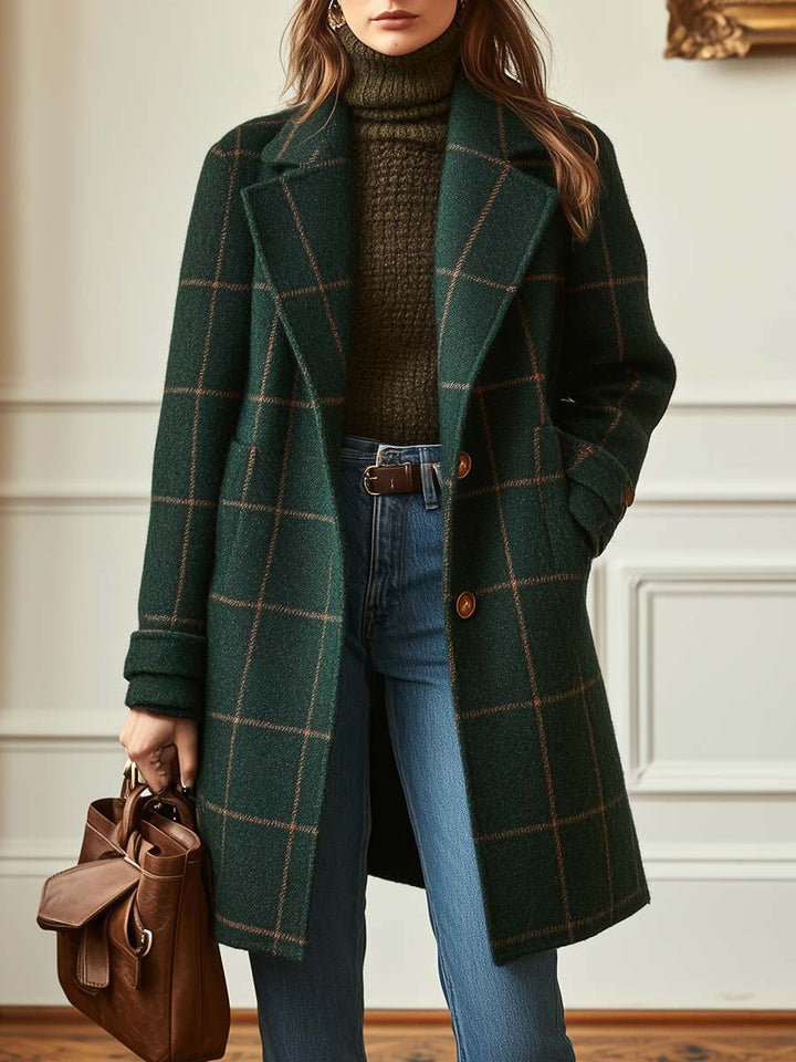 Maura | Checked Tailored Coat