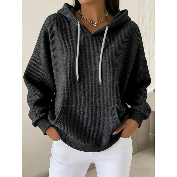Matilda | Relaxed Waffle-Knit Hoodie