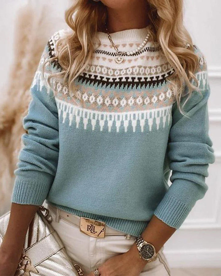 Wren | Fair Isle Round Neck Jumper