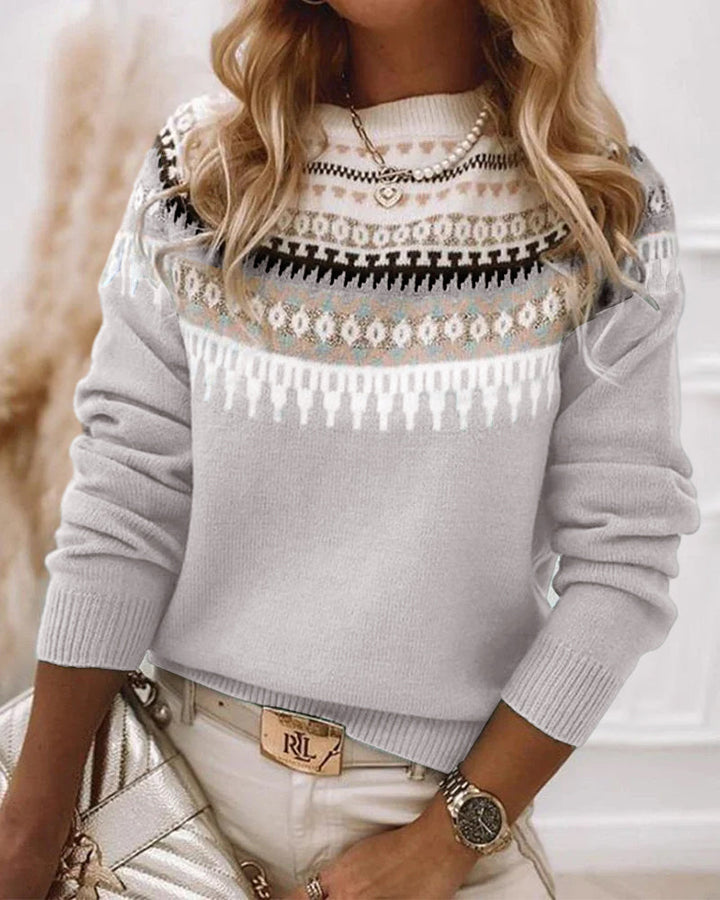 Wren | Fair Isle Round Neck Jumper