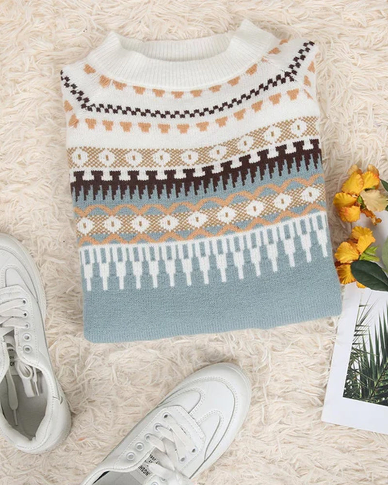 Wren | Fair Isle Round Neck Jumper
