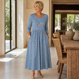 Harper | Easy-Wear Floral Midi Dress