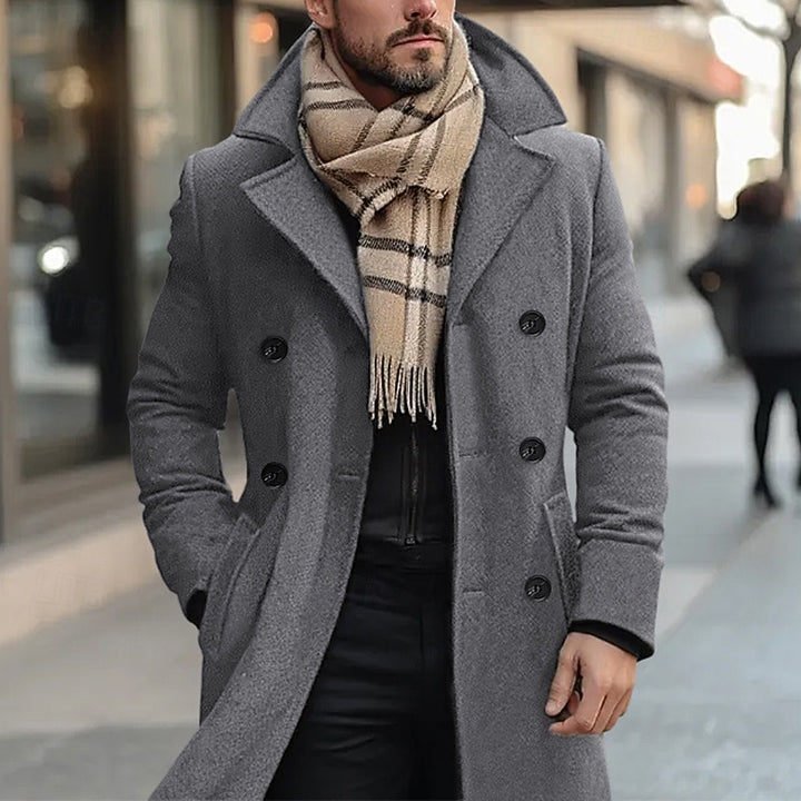 Whitaker | Tailored Double-Breasted Overcoat