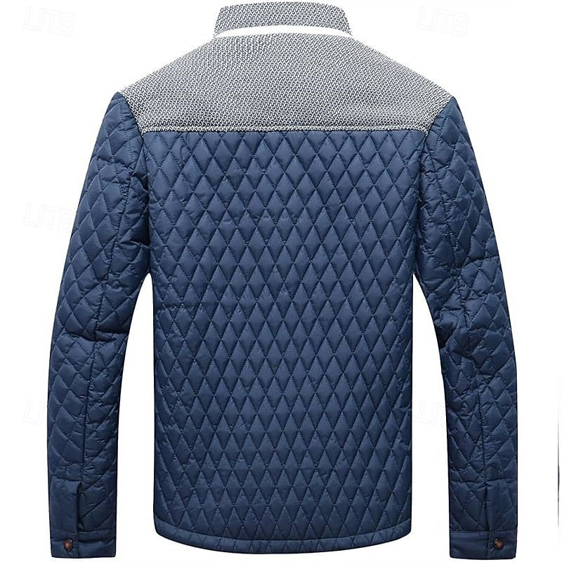 Gareth | Quilted Stand-Collar Jacket