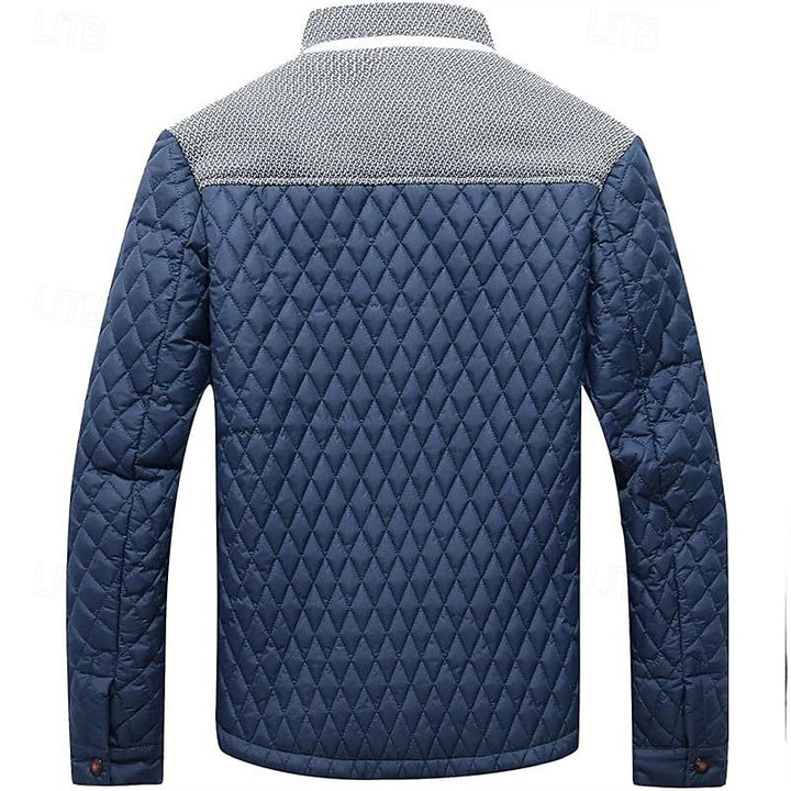 Gareth | Quilted Stand-Collar Jacket