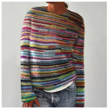 Nolan | Retro Striped Sweater