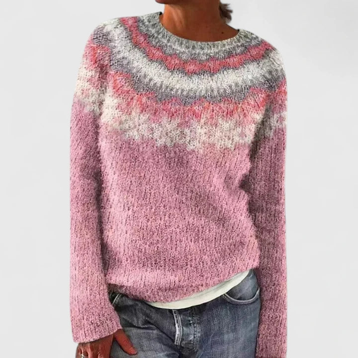 Matilda | Nordic-Pattern Knit Jumper