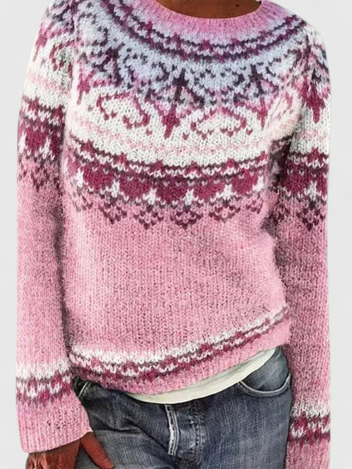 Matilda | Nordic-Pattern Knit Jumper