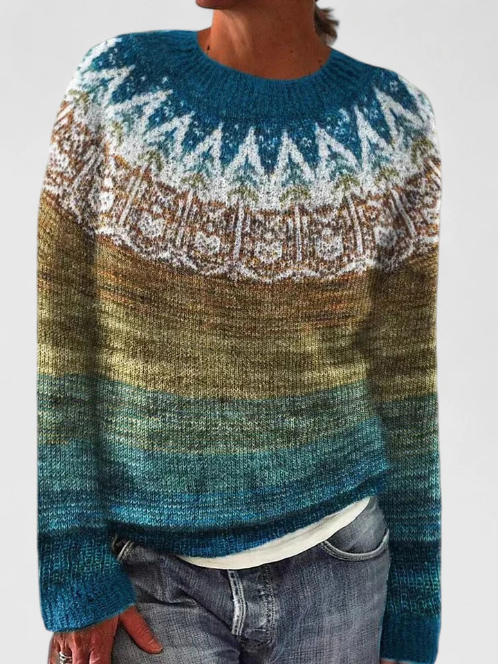 Matilda | Nordic-Pattern Knit Jumper